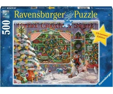 Ravensburger Dėlionė 500 vnt. - Kalėdinė parduotuvė
