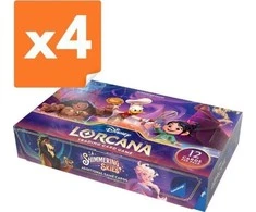 Ravensburger Disney Lorcana (5 rinkinys) (4 vnt.) dėklas (4 vnt./24 vnt.)