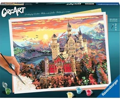 Tapymas pagal skaičius Fairytale Castle 20278 Ravensburger