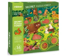 Dėlionė Ravensburger Mideer Las 35el. Sekretne su okularami 3D MD3096