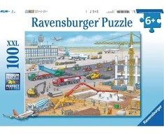 Ravensburger Dėlionė 100 vnt. - Statybos oro uoste