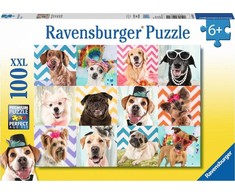 Ravensburger Dėlionė 100 vnt. - Linksmi šuniukai