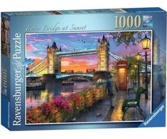 Ravensburger Dėlionė 1000 vnt. - Tauerio tiltas saulėlydžio metu