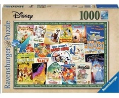 Ravensburger Dėlionė 1000 vnt. - Disney Filmų plakatai