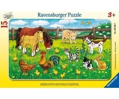 Ravensburger Dėlionė 15 vnt. - Fermos augintiniai