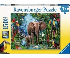 Ravensburger Dėlionė 150 vnt. - Drambliai džiunglėse