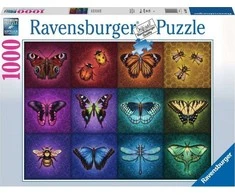 Ravensburger Dėlionė 1000 vnt. - Gražūs sparnuotieji vabzdžiai