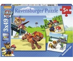 Ravensburger Dėlionė 3x49 vnt. - Šunyčiai patruliai