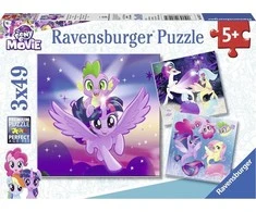RAVENSBURGER dėlionė Ponys 3x49vnt, 08027
