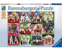 Ravensburger Dėlionė 500 vnt. - Šuniukai