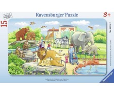 Ravensburger Dėlionė 15 vnt. - Ekskursija į zoologijos sodą
