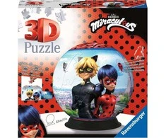 Ravensburger 3D Dėlionė 73 vnt. - Miraculous kamuolys