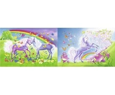 2X24 Puzzles: Rainbow Horses - RAVENSBURGER dėlionė