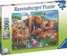 Ravensburger Dėlionė 200 vnt. - Laukiniai gyvūnai