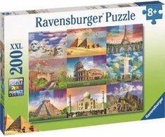 Ravensburger "XXL" Dėlionė 200 vnt. - Monumentai