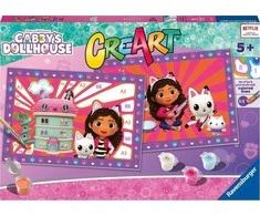 Dėlionė Ravensburger RAV CreArt vaikams Junior:Koci domek Gabi 23715
