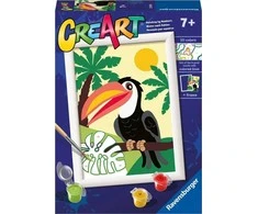 Ravensburger CreArt vaikams: Tukan w dżungli