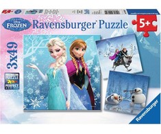 Ravensburger Dėlionė 3x49 vnt. - Frozen