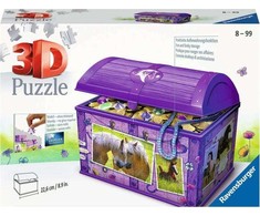 Ravensburger 3D Dėlionė 216 vnt. - Arkliukai: Lobių skrynia