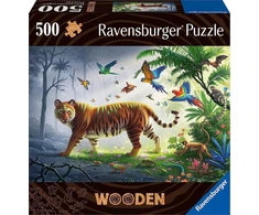 Ravensburger Medinė dėlionė 500 vnt. - Tigras