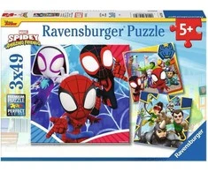Ravensburger Dėlionė 3x49 vnt. - Žmogaus voro nuotykiai