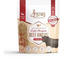 BEMO Cold Pressed jautiena Angus Mono - sausa šunų dieta - 3kg