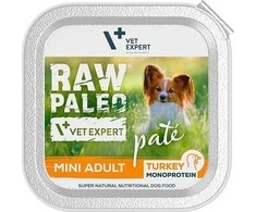 Vetexpert Drėgnas Šunų Maistas - RAW PALEO Mini Suaugusiųjų Jautiena 150 g