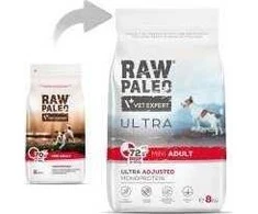 Vetexpert Sausas Šunų Maistas - VET EXPERT RAW PALEO Ultra Mini Jautiena 8kg