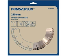 Rawlplug 115x22,23 mm turbo betono itin tvirtas deimantinis diskas RT-DDT-115 1 vnt.