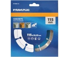 Rawlplug Segmentuotas deimantinis diskas 115x22,23 mm 1 vnt. - RT-DDB-115