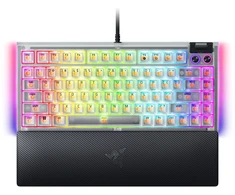 Razer Hot-swappable Mechaninė klaviatūra žaidimams | BlackWidow V4 75% | Klaviatūra žaidimams | su laidu | US | Razer Mechaninė Switches (Tactile) | Phantom Baltas Edition