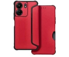 OEM RAZOR Book dėklas Xiaomi Redmi 14C raudonas
