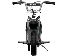 Razor MX350 elektra varomas purvo dviratis, su lipdukais, juodas