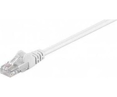 Wentronic RB-LAN CAT 5e Jungiamasis kabelis, U/UTP, baltas - Kabelio ilgis 50 m