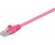 Goobay RB-LAN CAT 5e jungties kabelis, U/UTP, violetinis – laido ilgis 1 m