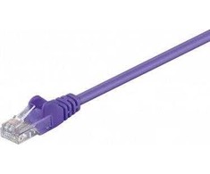 RB-LAN CAT 5e jungties kabelis, U/UTP, violetinis – laido ilgis 0,25 m
