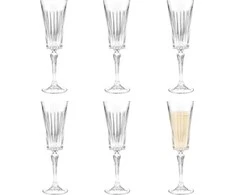 Šampano taurės RCR TIMELESS, 210 ml, 6 vnt.