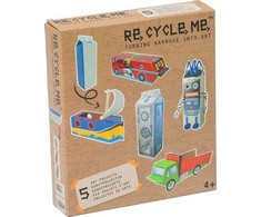 Kūrybinis rinkinys. Saugi 5 žaislų dėžutė Re-Cycle-Me