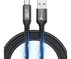Reagle USB C - USB-A 5 m laidas, skirtas OCULUS STEAM VR QUEST 3 3S META tethering, USB-A PD 60 W 10 Gbps REAGLE