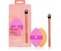Set Real Techniques: Miracle Makeup Sponge Rožinė + Miracle Makeup Sponge Oranžinis + Real Techniques Eyeshadow 242