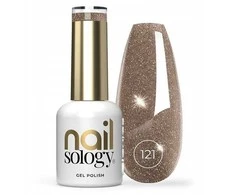 Realac Clavier Nailsology hibridinis nagų lakas su blizgučiais 121 Rose Goddess 8ml