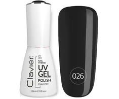 Realac Clavier Nailsology hibridinis lakas 026 Juodas Cougar 8ml