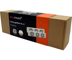 REALPOWER Heizungslüfter HL-2,2er Set mit 3 Ventilatoren