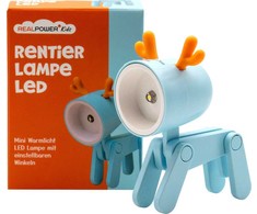 Realpower RealPower LED-Tier latarka kieszonkowa Mėlyna deer