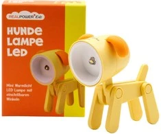 RealPower LED-Tier Taschenlampe Geltona dog