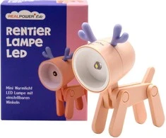 RealPower LED-Tier Taschenlampe Rožinė deer