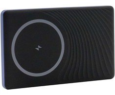 Powerbank Realpower PB-5000 MAG Ultra Slim 5000mAh Juodai-mėlyna