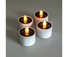 Realpower LED saulės energija maitinama žvakė STL-4, 4 vnt.