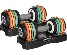 REBEL ACTIVE automatiniai ketaus hanteliai 2 x 10 kg RBA2335
