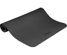 Gimnastikos kilimėlis jogai, pilatesui, fitnesui, 200x90cm, 1cm storio, TPE medžiaga, juodas, REBEL ACTIVE